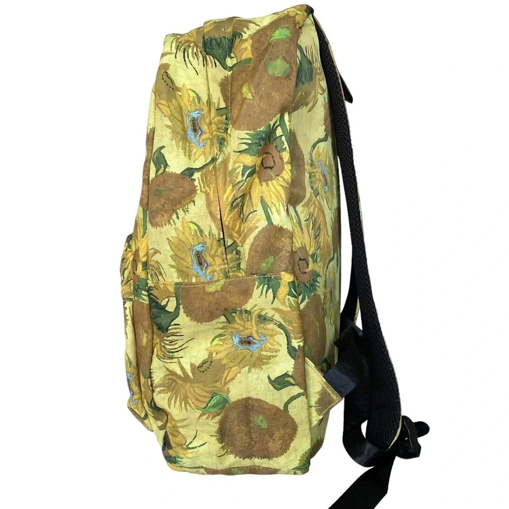 Van Gogh Backpack Sunflower Yellow Floral Bag Immersive Lighthouse Exclusive NEW